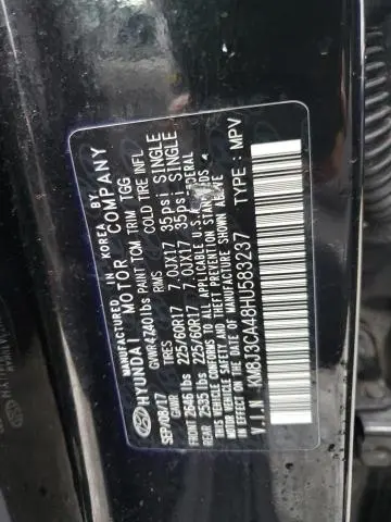 2017 HYUNDAI TUCSON LIMITED  