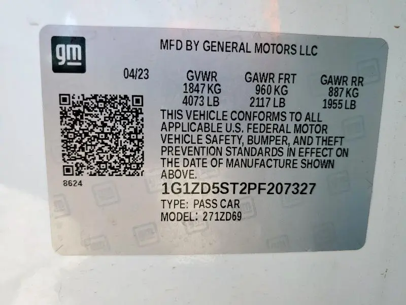 2023 CHEVROLET MALIBU LT  