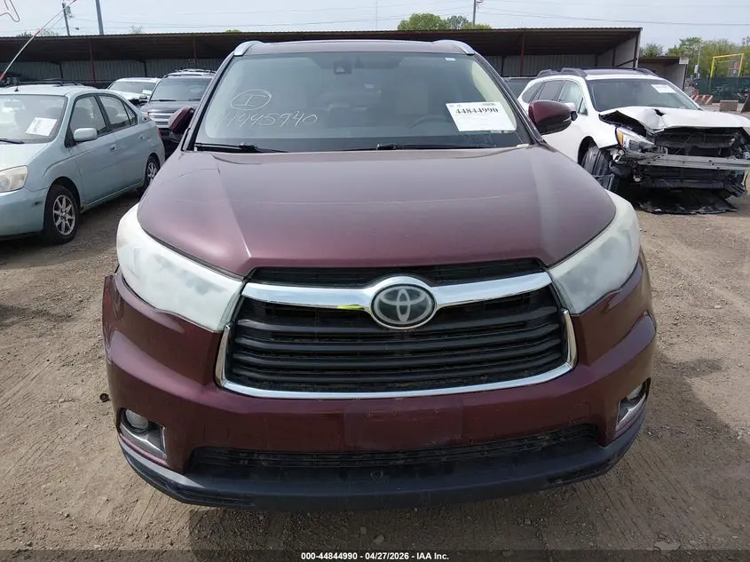 2014 TOYOTA HIGHLANDER LIMITED PLATINUM V6