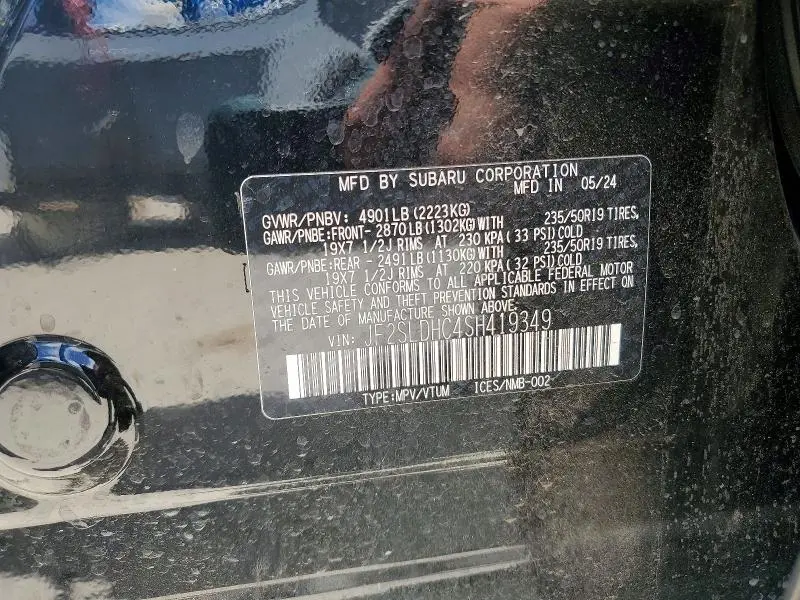 2025 SUBARU FORESTER SPORT  