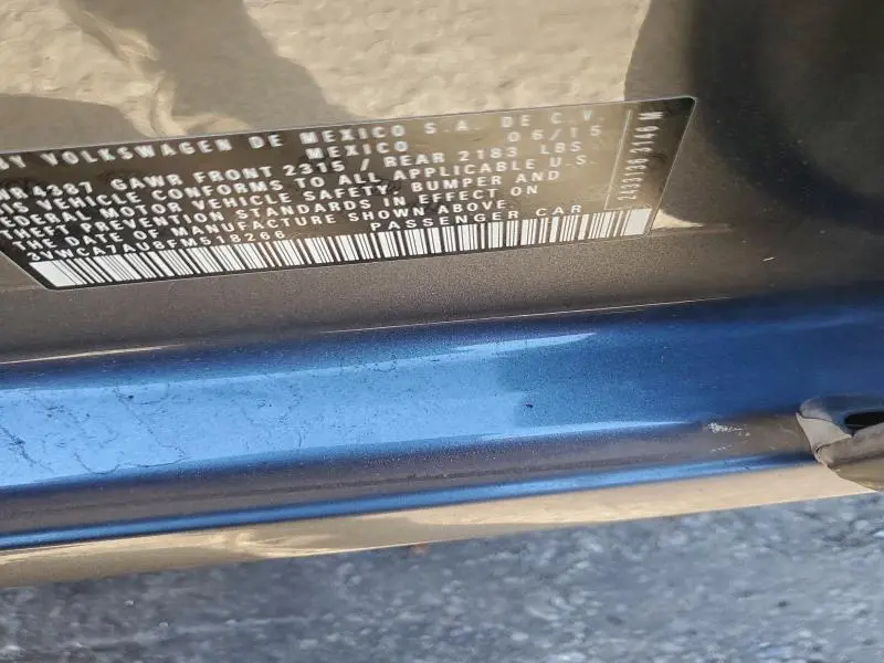 2015 VOLKSWAGEN GOLF SPORTWAGEN TDI S  