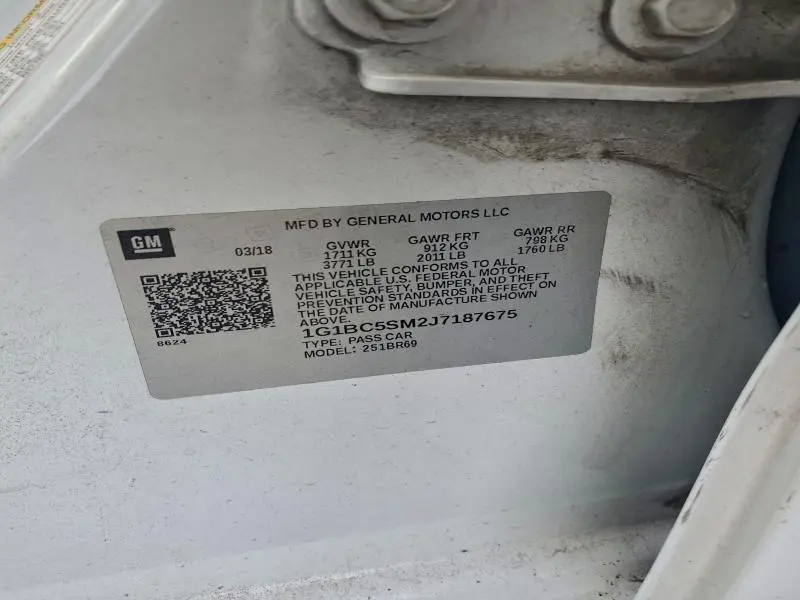 2018 CHEVROLET CRUZE LS  