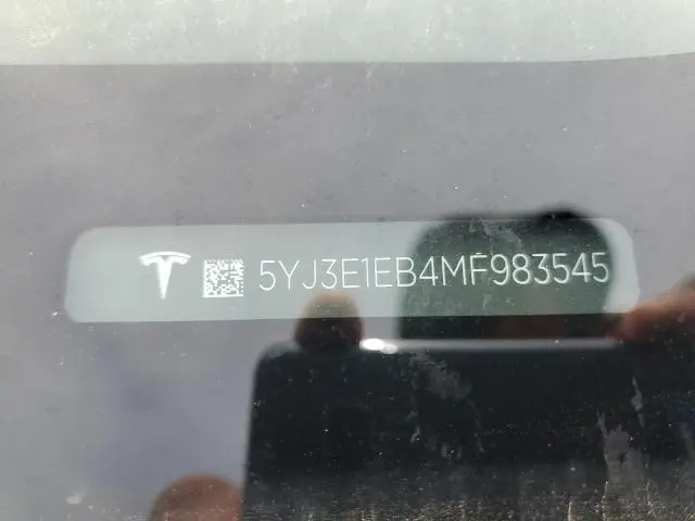 2021 TESLA MODEL 3