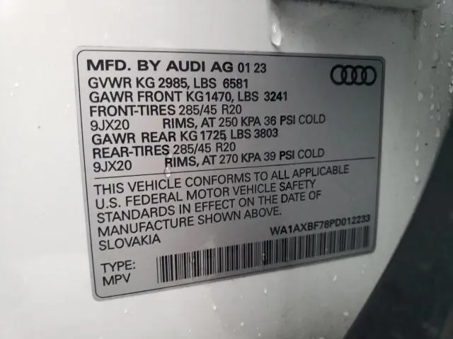 2023 AUDI Q7 PREMIUM  