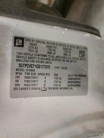2012 GMC SIERRA K1500 SLE  
