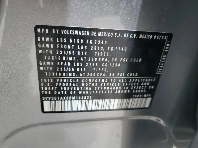 2024 VOLKSWAGEN TIGUAN SE  