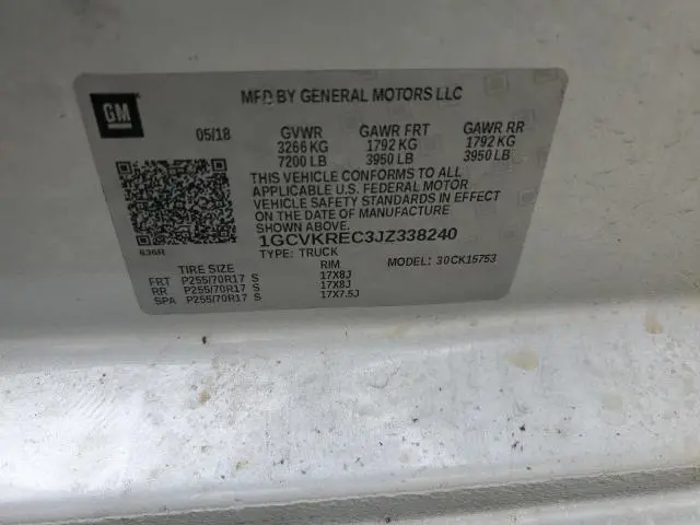 2018 CHEVROLET SILVERADO K1500 LT  