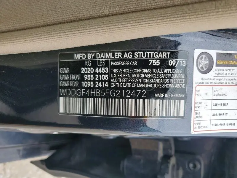 2014 MERCEDES-BENZ C 250  