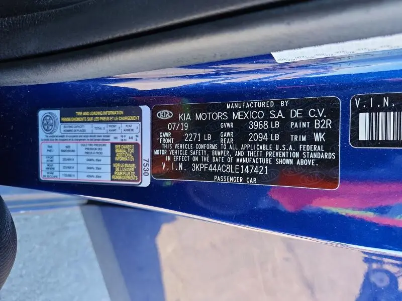 2020 KIA FORTE GT  