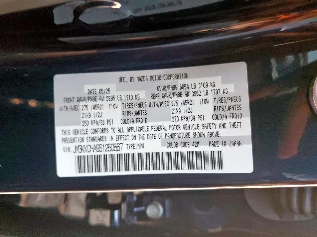 2025 MAZDA CX-90 PREMIUM SPORT  