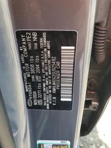 2025 HYUNDAI ELANTRA SEL SPORT  