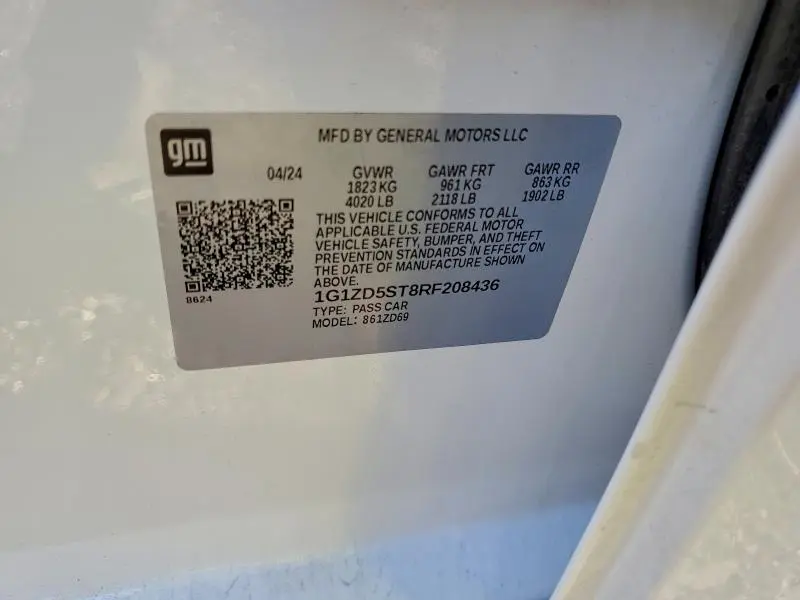 2024 CHEVROLET MALIBU LT  