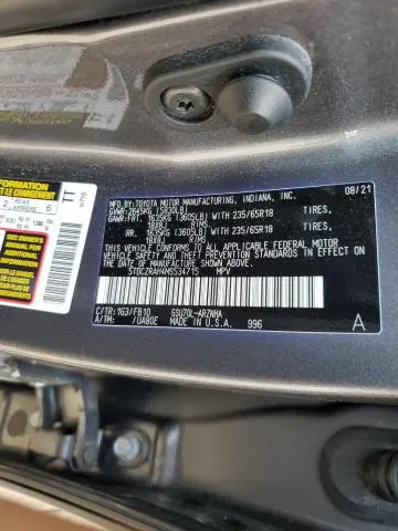 2021 TOYOTA HIGHLANDER L  
