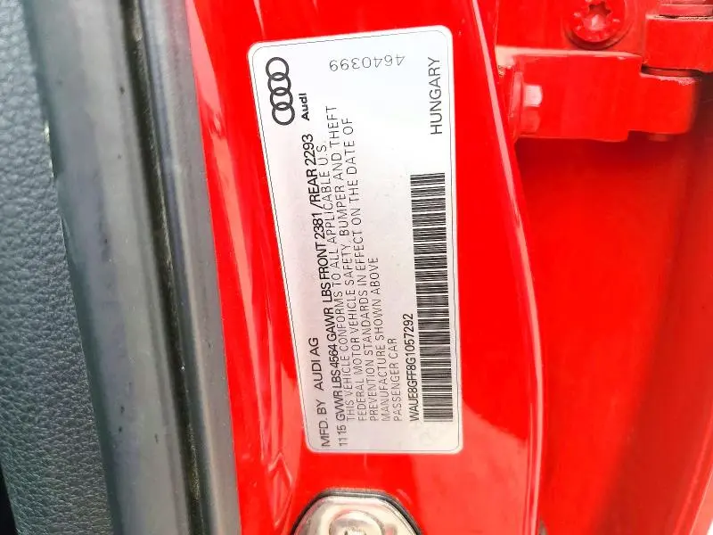 2016 AUDI A3 PREMIUM PLUS  