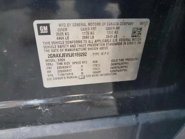 2018 CHEVROLET EQUINOX LT  