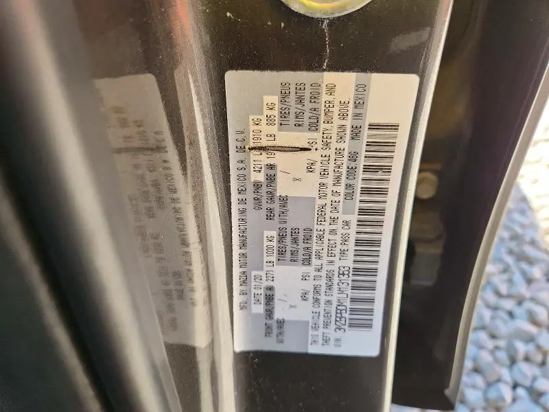 2020 MAZDA 3 PREFERRED  
