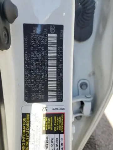 2021 TOYOTA CAMRY SE  