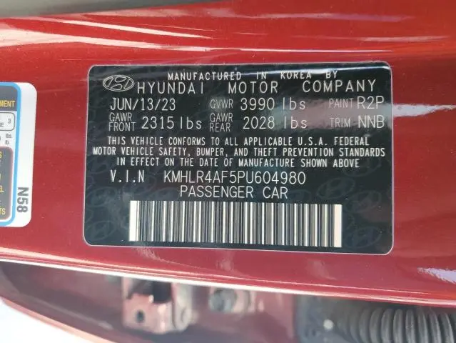 2023 HYUNDAI ELANTRA N LINE  