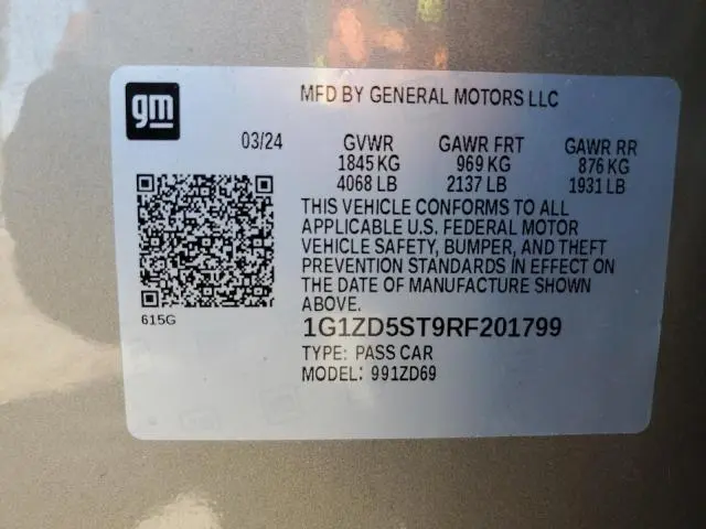 2024 CHEVROLET MALIBU LT  