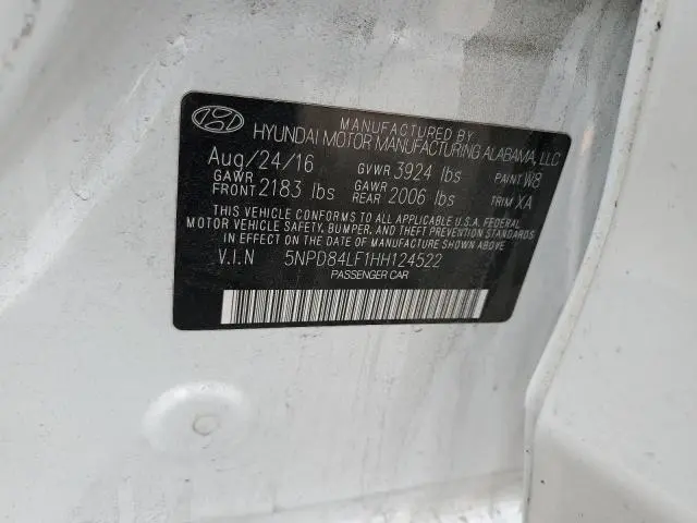 2017 HYUNDAI ELANTRA SE  