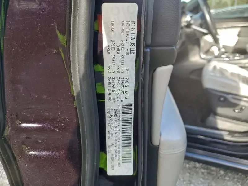 2018 JEEP GRAND CHEROKEE LIMITED  