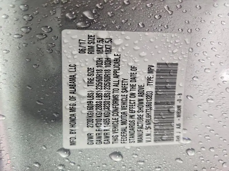 2018 HONDA ODYSSEY EXL  