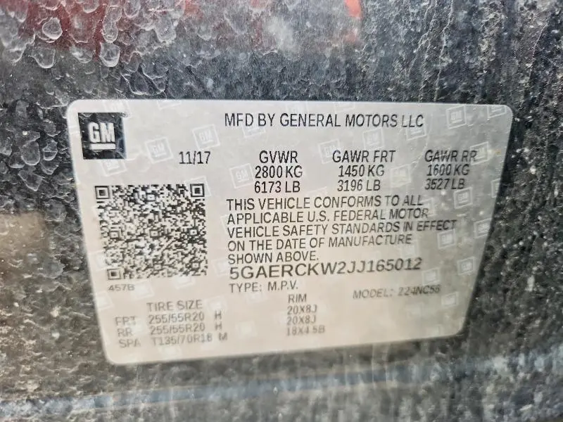 2018 BUICK ENCLAVE PREMIUM  