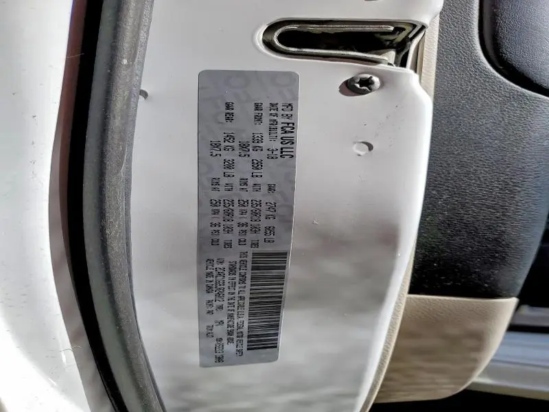 2018 CHRYSLER PACIFICA LIMITED  