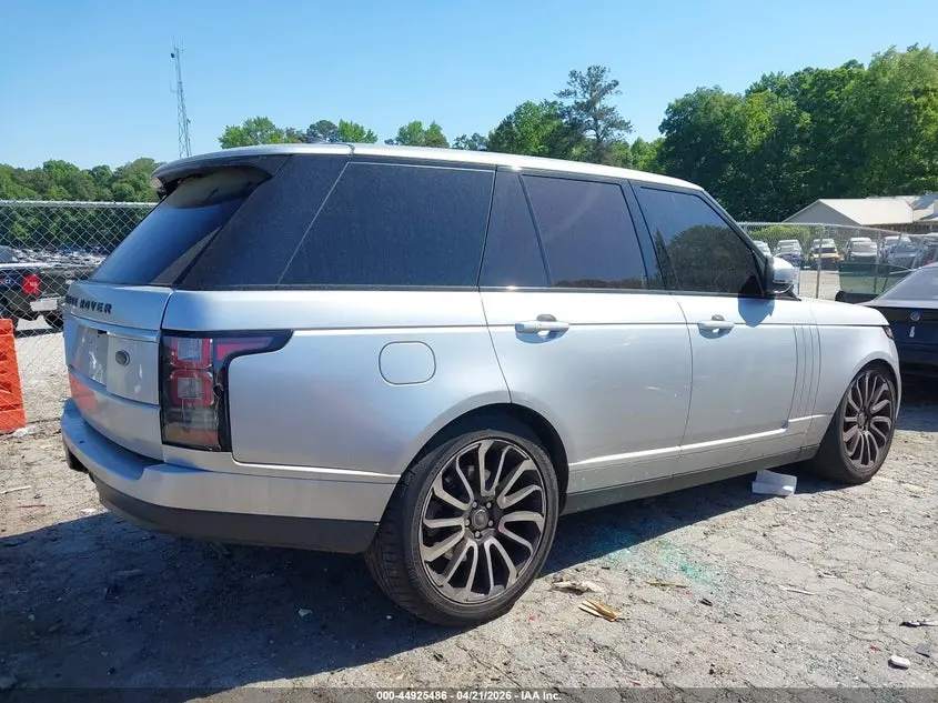 2017 LAND ROVER RANGE ROVER 5.0L V8 SUPERCHARGED
