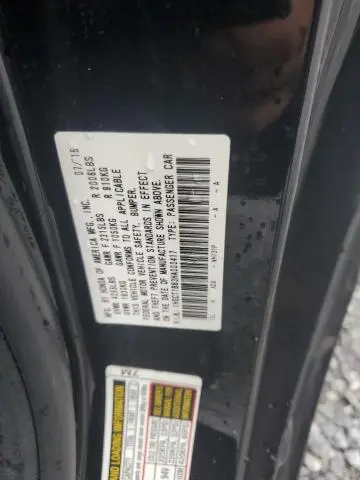 2017 HONDA ACCORD EXL