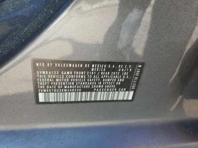 2019 VOLKSWAGEN JETTA SEL  