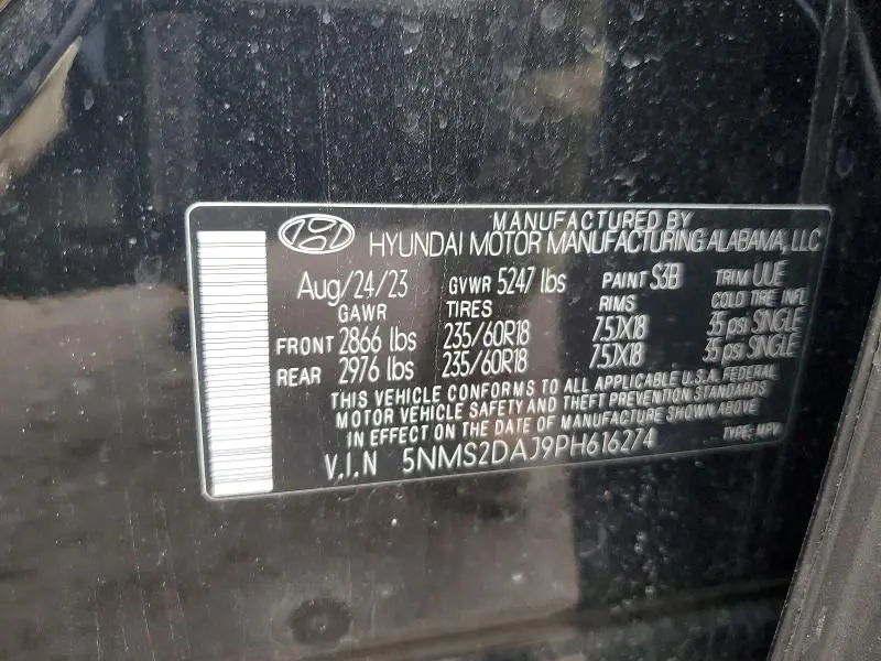 2023 HYUNDAI SANTA FE SEL  