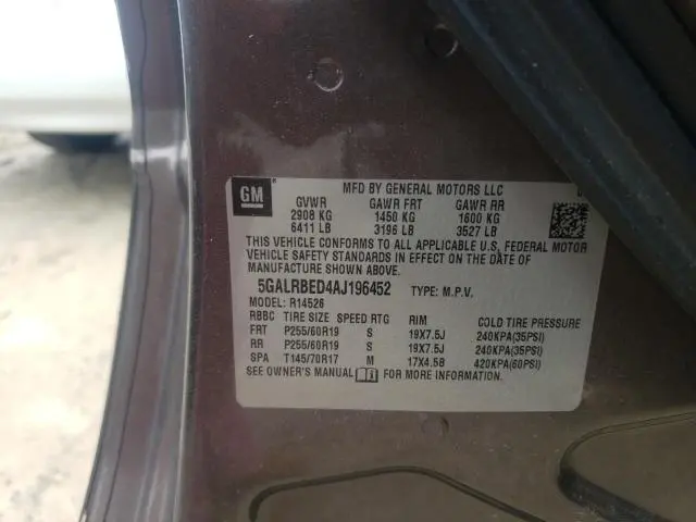 2010 BUICK ENCLAVE CXL  