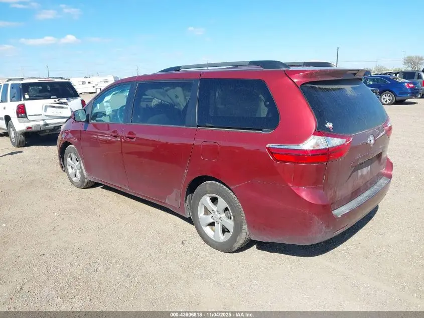 2015 TOYOTA SIENNA LE 8 PASSENGER