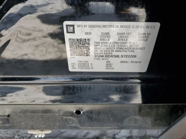 2020 CHEVROLET BLAZER 3LT  