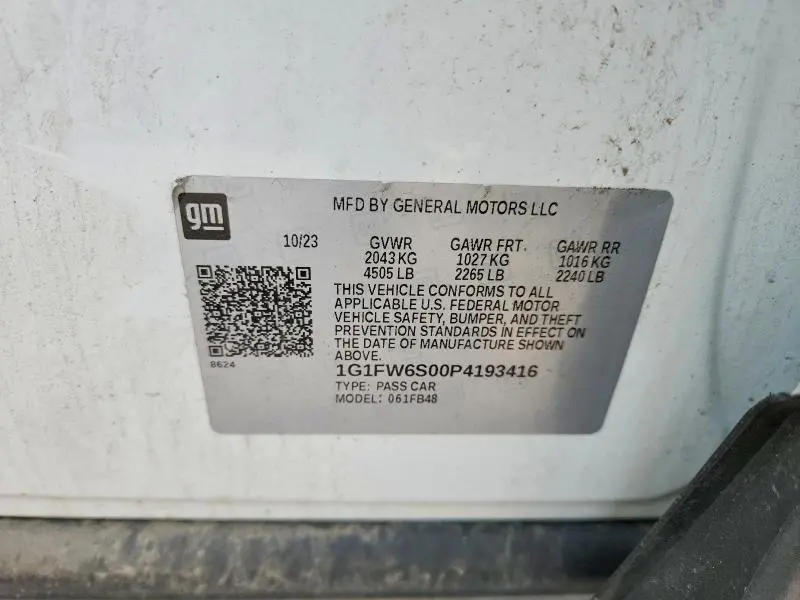 2023 CHEVROLET BOLT EV 1LT  