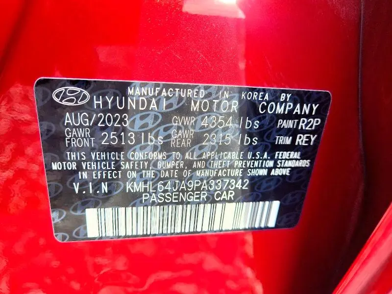 2023 HYUNDAI SONATA SEL  