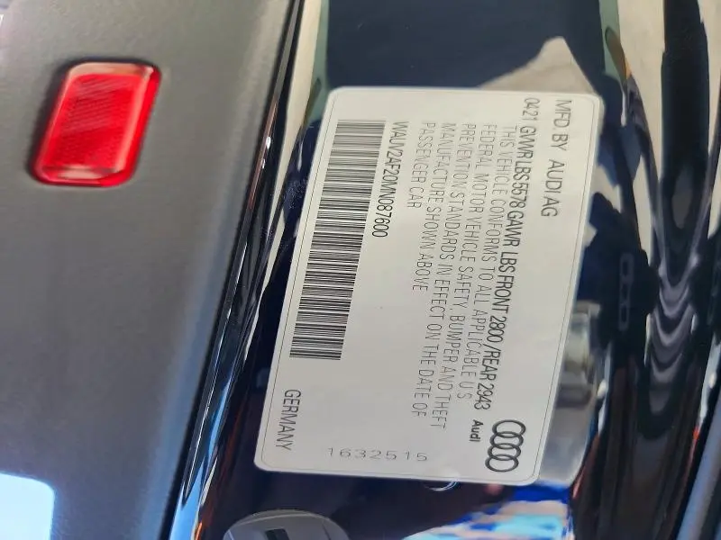 2021 AUDI A7 PRESTIGE S-LINE  
