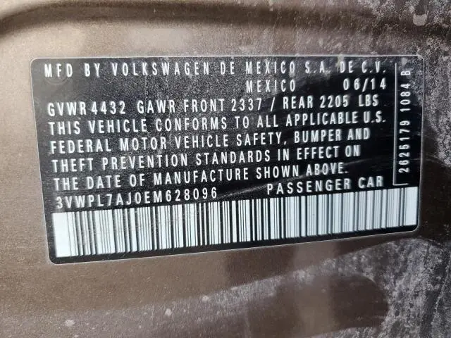 2014 VOLKSWAGEN JETTA TDI  