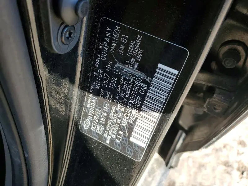 2013 HYUNDAI ACCENT GLS  