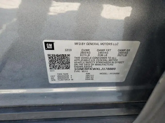 2020 CHEVROLET TRAVERSE LS  