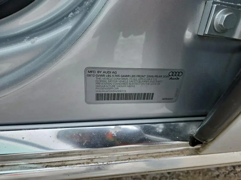 2013 AUDI A8 QUATTRO  