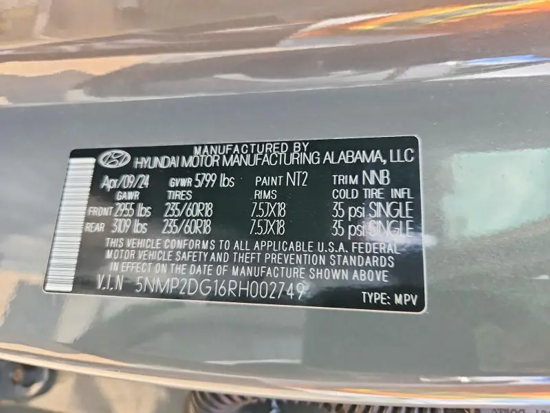 2024 HYUNDAI SANTA FE SEL  