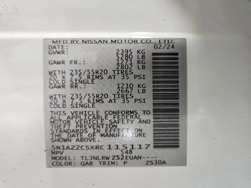 2024 NISSAN MURANO SL  