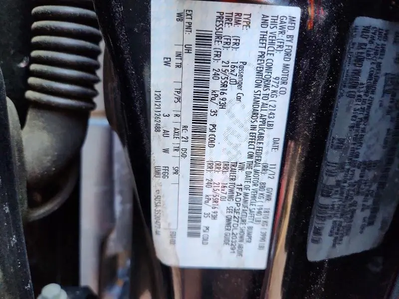 2013 FORD FOCUS SE  