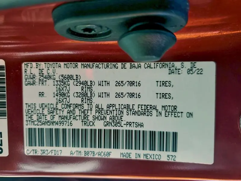 2022 TOYOTA TACOMA DOUBLE CAB  