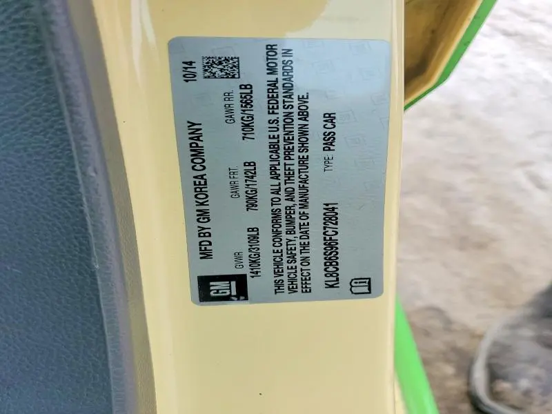 2015 CHEVROLET SPARK LS  