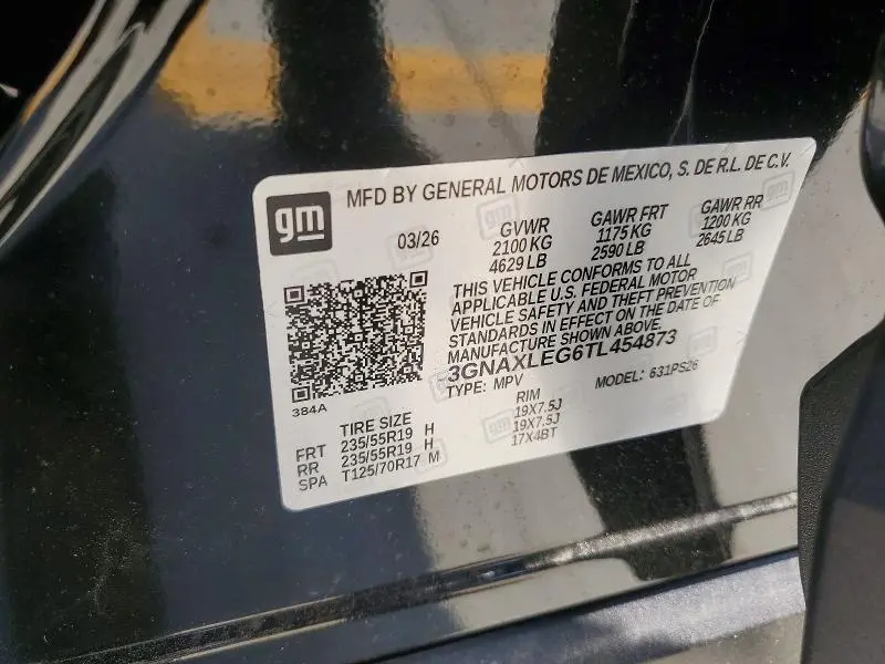 2026 CHEVROLET EQUINOX RS  