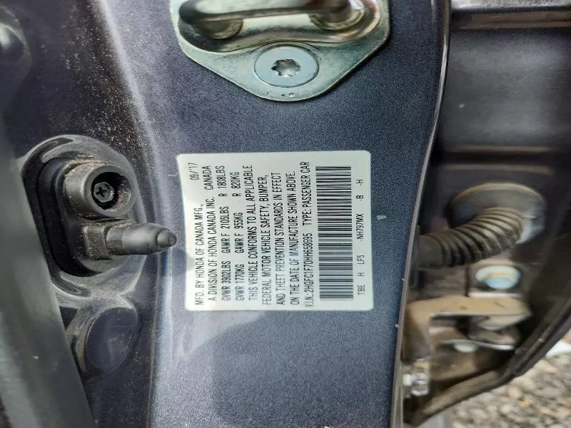 2017 HONDA CIVIC EXL  