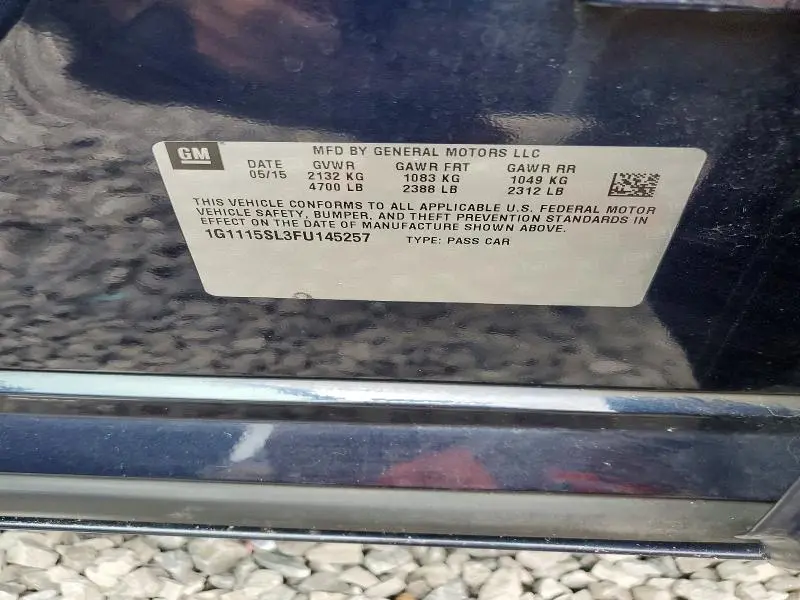 2015 CHEVROLET IMPALA LT  